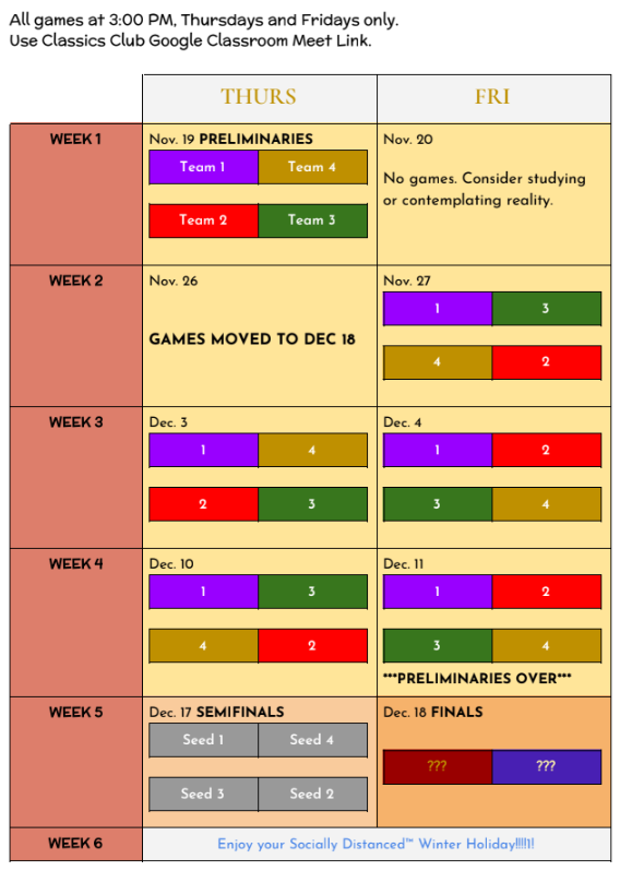 Schedule